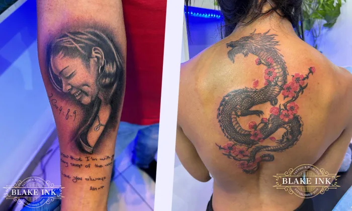 1-Hour, Half Day or Full Day Tattoo Session at Blake Ink