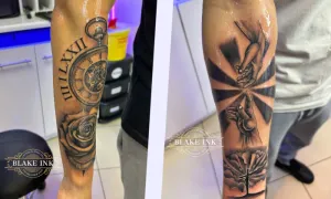 1-Hour, Half Day or Full Day Tattoo Session at Blake Ink