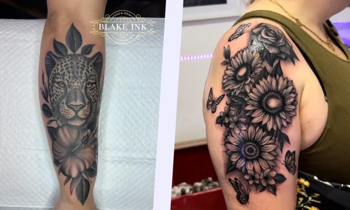 1-Hour, Half Day or Full Day Tattoo Session at Blake Ink