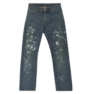 1998 Vintage Sanded Denim Painter Jeans (Medium Wash, Size 28)