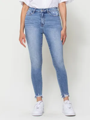 Amber High-Rise Ankle Skinny by Cello Jeans