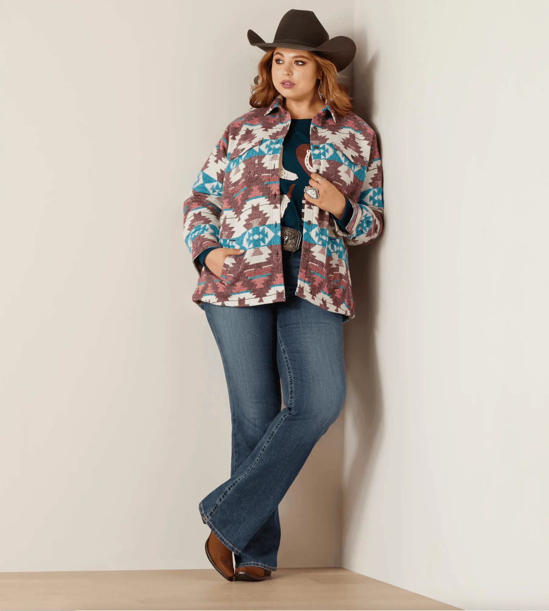 Ariat Women's Baja Jacquard Shirt Jacket 10046671