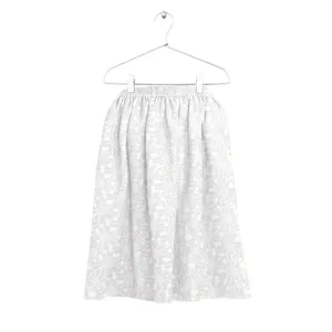 EMBROIDERED MIDI SKIRT