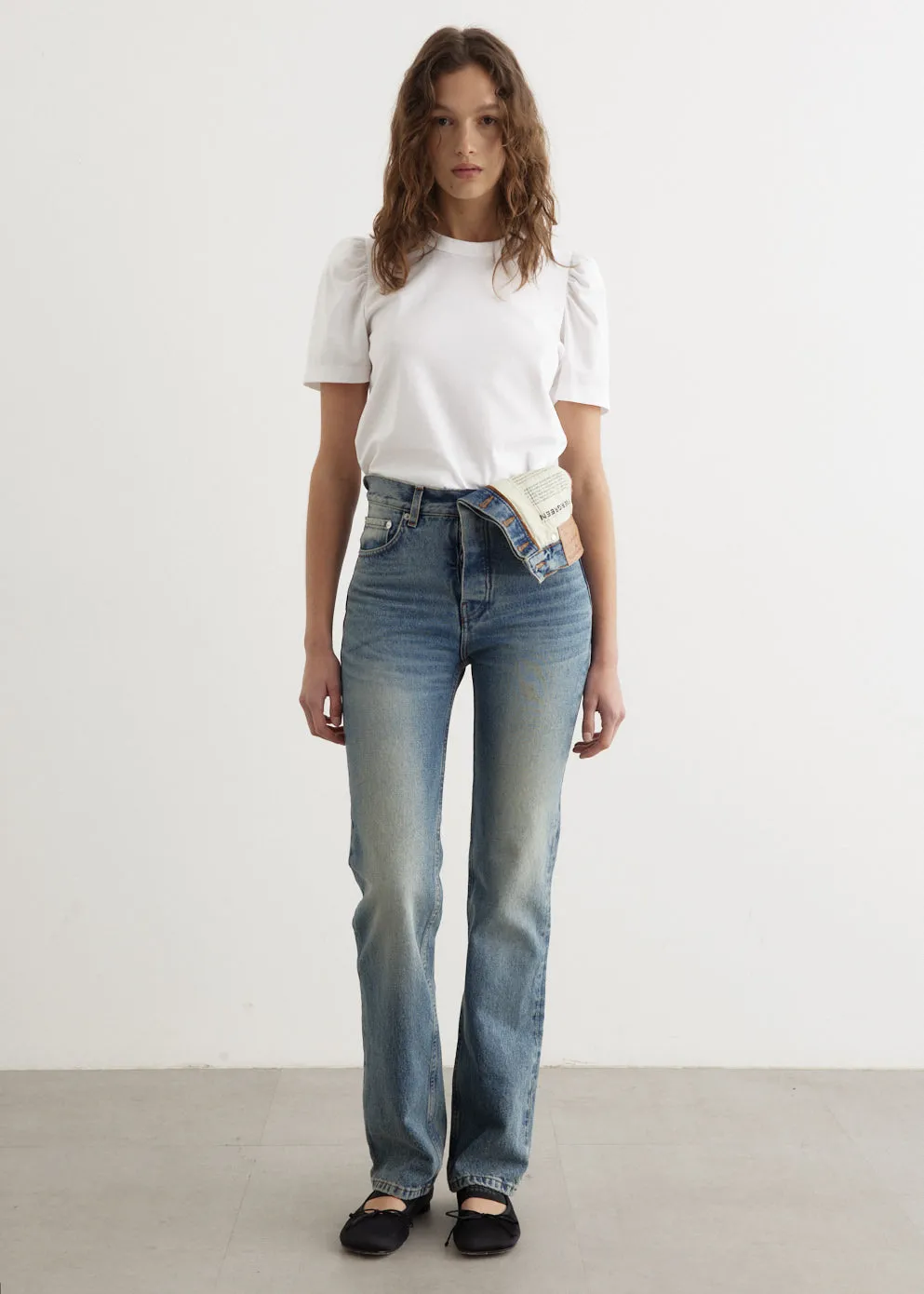 Evergreen Asymmetric Slim Jeans