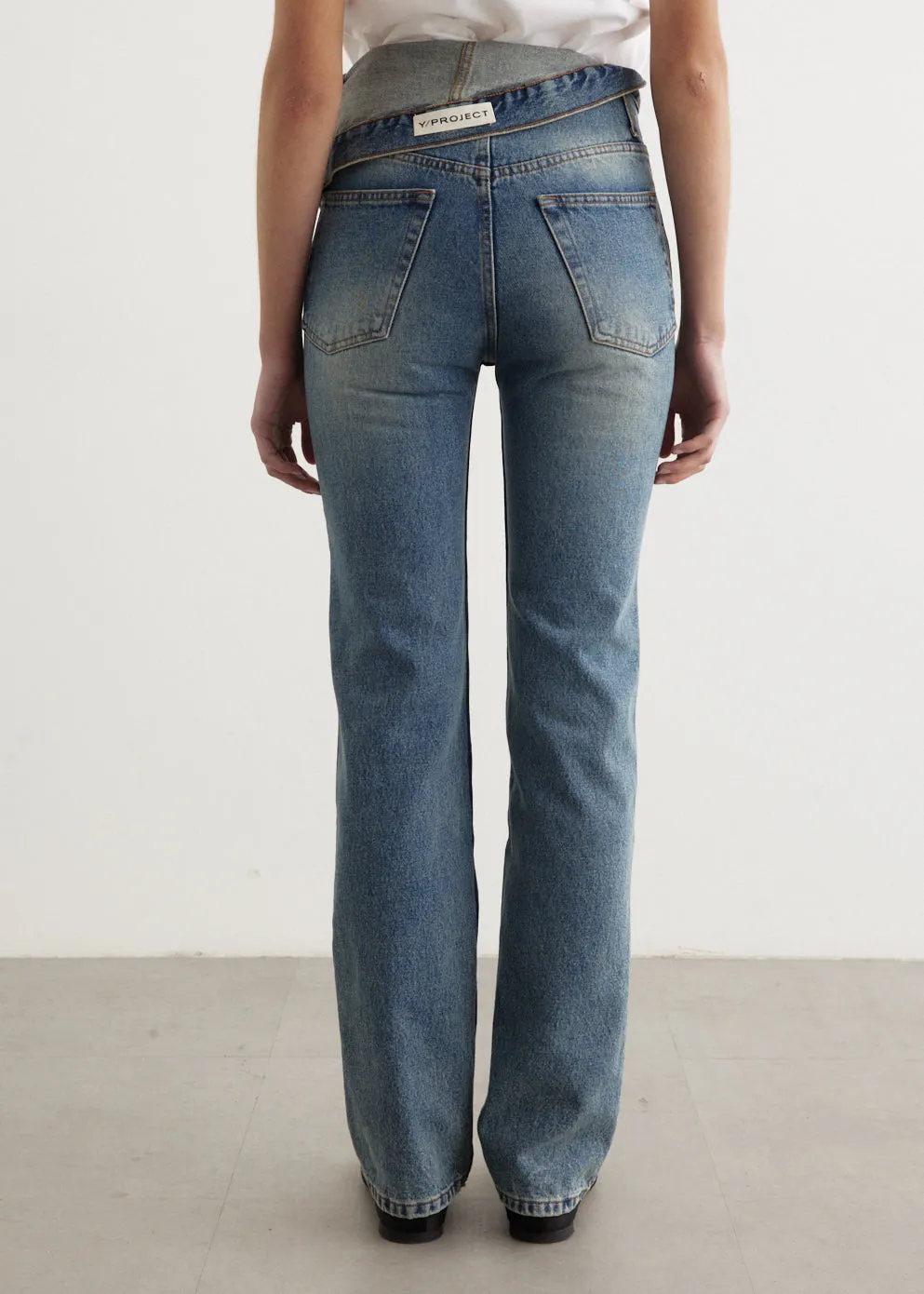 Evergreen Asymmetric Slim Jeans