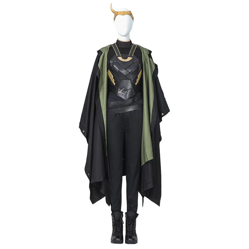 Female Loki Sylvie Costumes Lady Loki Cosplay Halloween Costumes Outfits