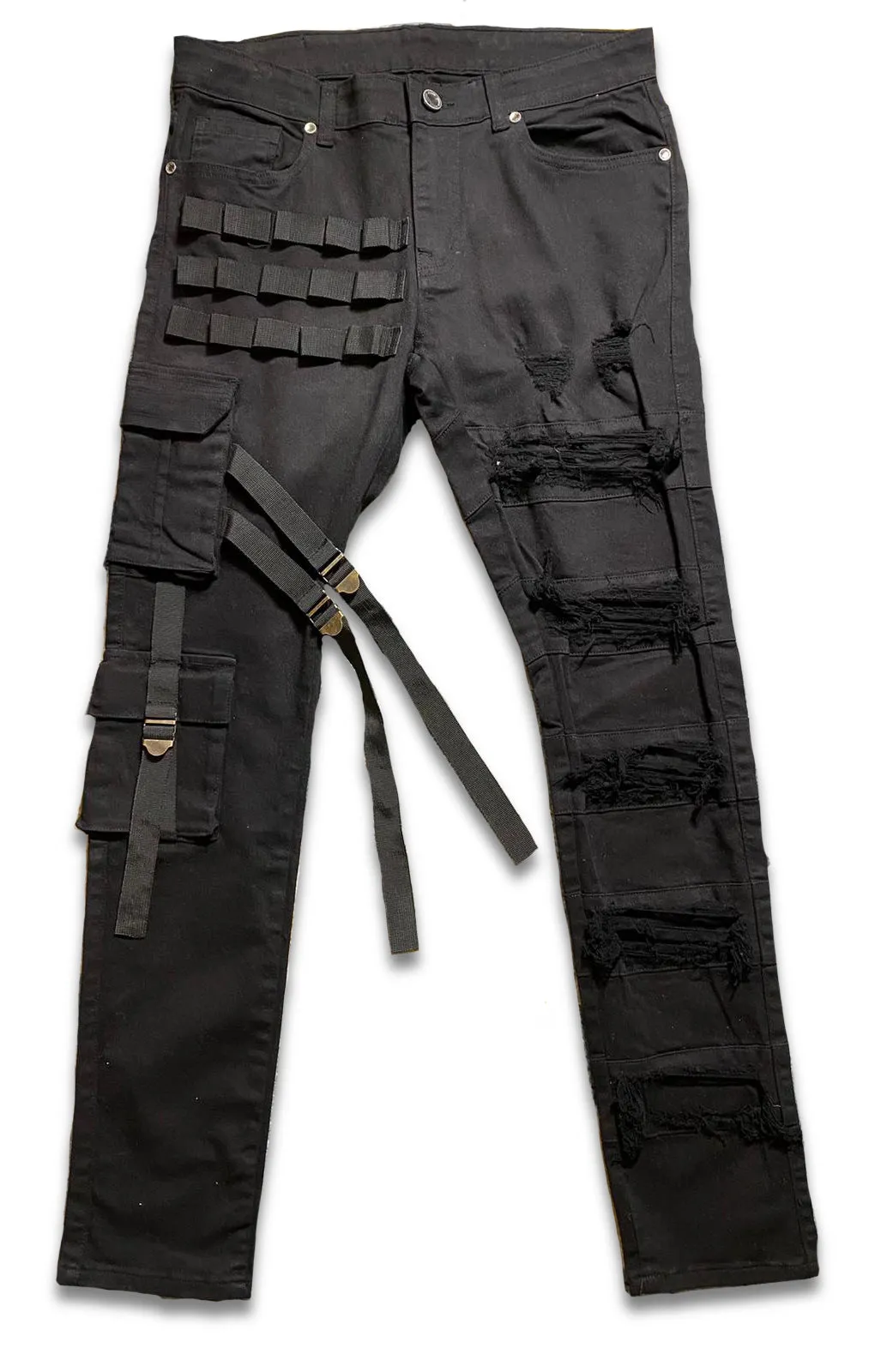 Focus Fashion Cargo Denim (Black)