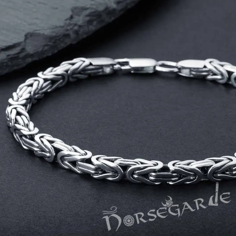 Handcrafted Byzantium Chain Bracelet - Sterling Silver