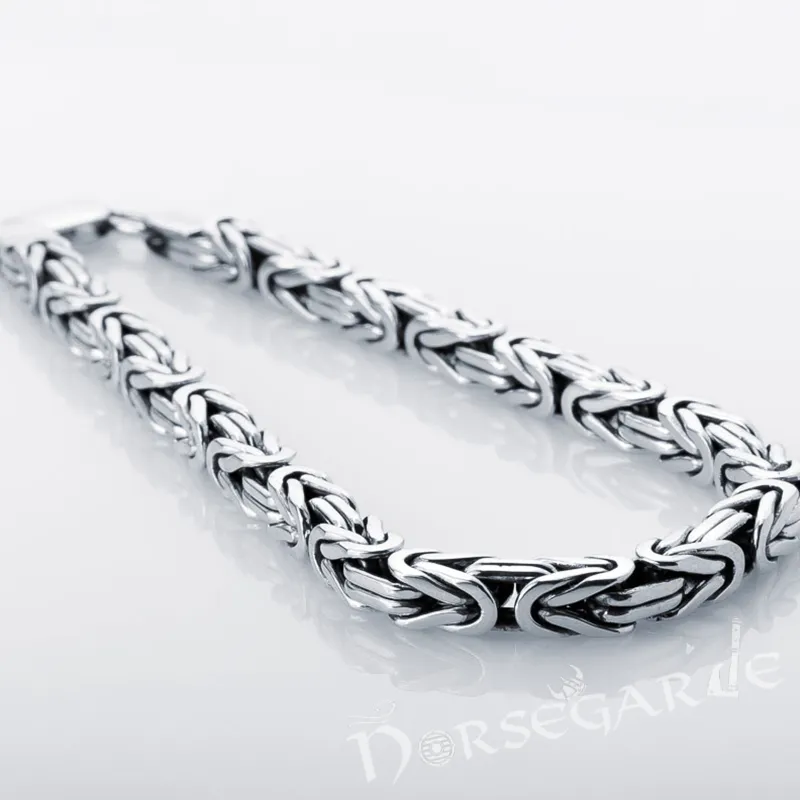 Handcrafted Byzantium Chain Bracelet - Sterling Silver