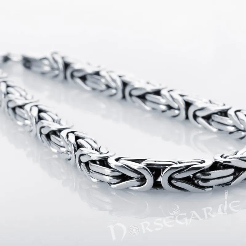 Handcrafted Byzantium Chain Bracelet - Sterling Silver