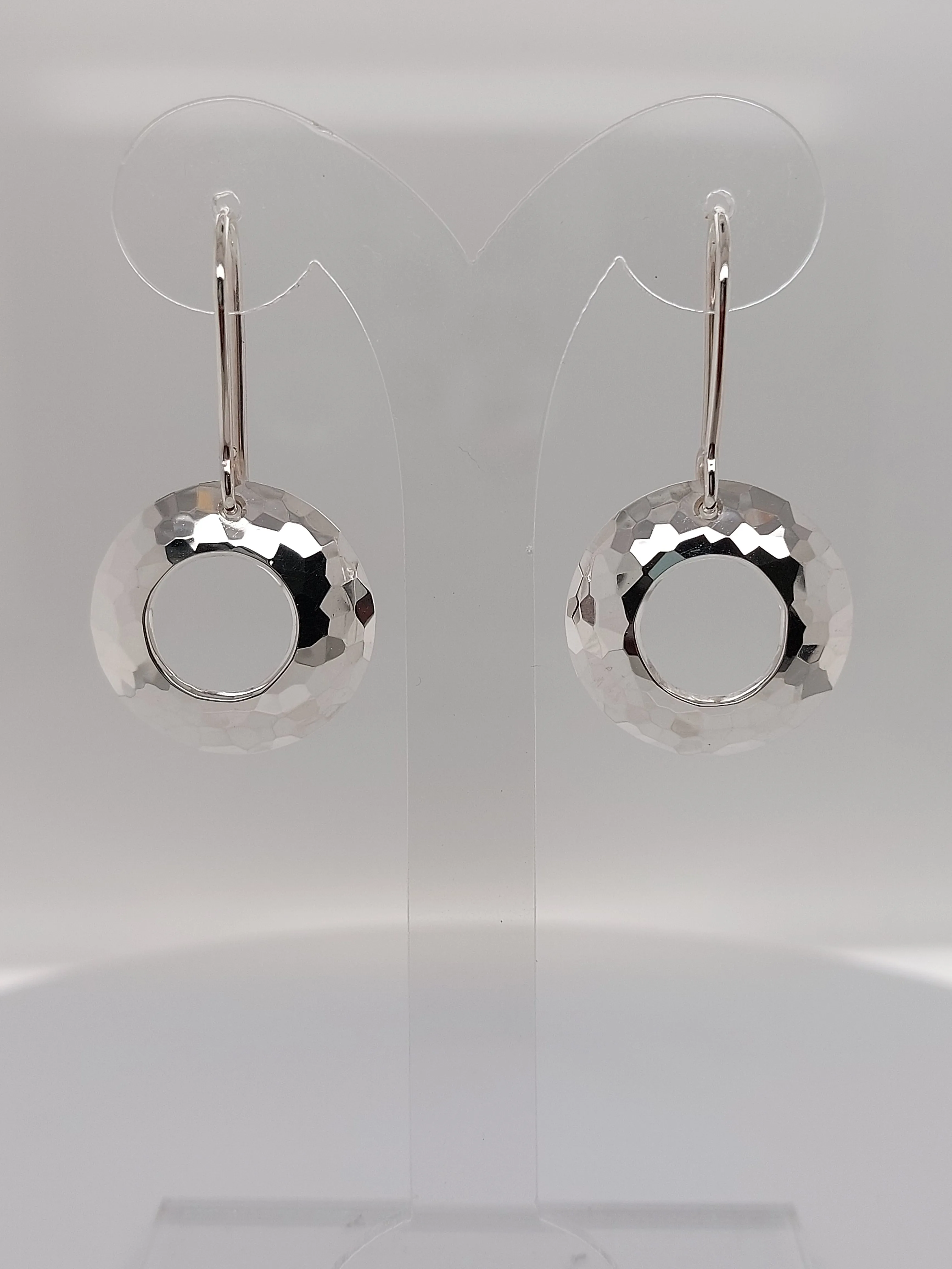 Handcrafted cut-out Disco Earrings