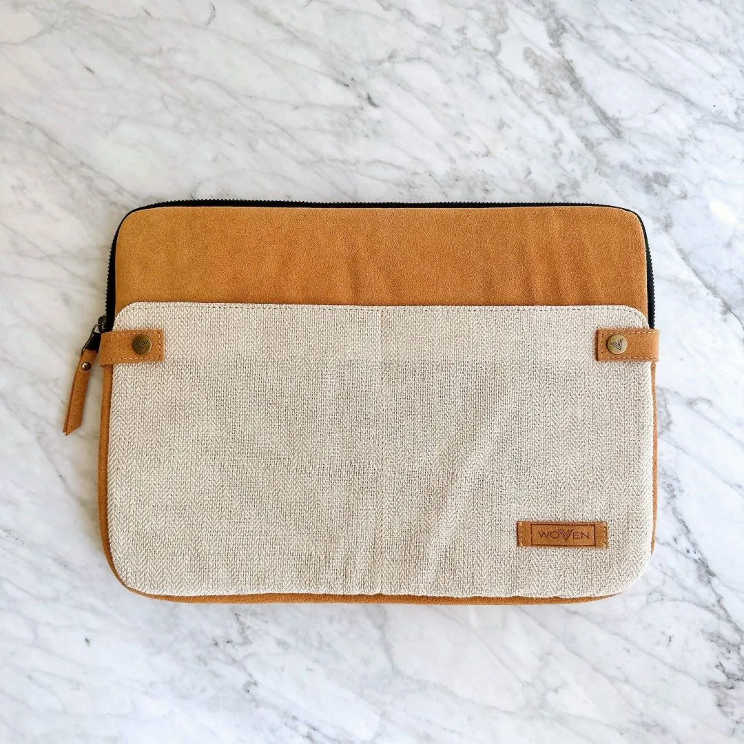 Laptop Sleeve WOVEN 14"/ Beige, Nepal