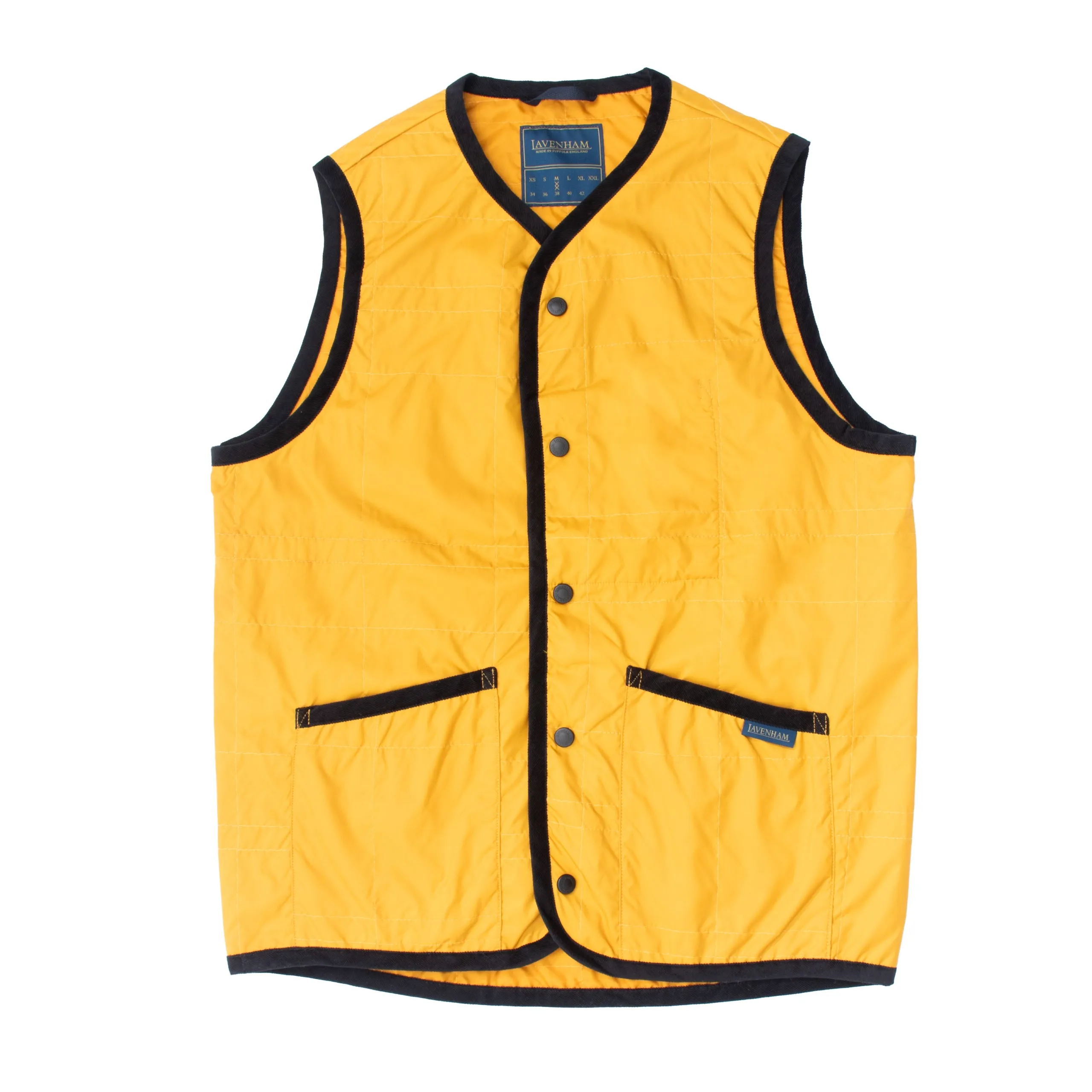 Lavenham Unwadded Thornham Gilet York Yellow