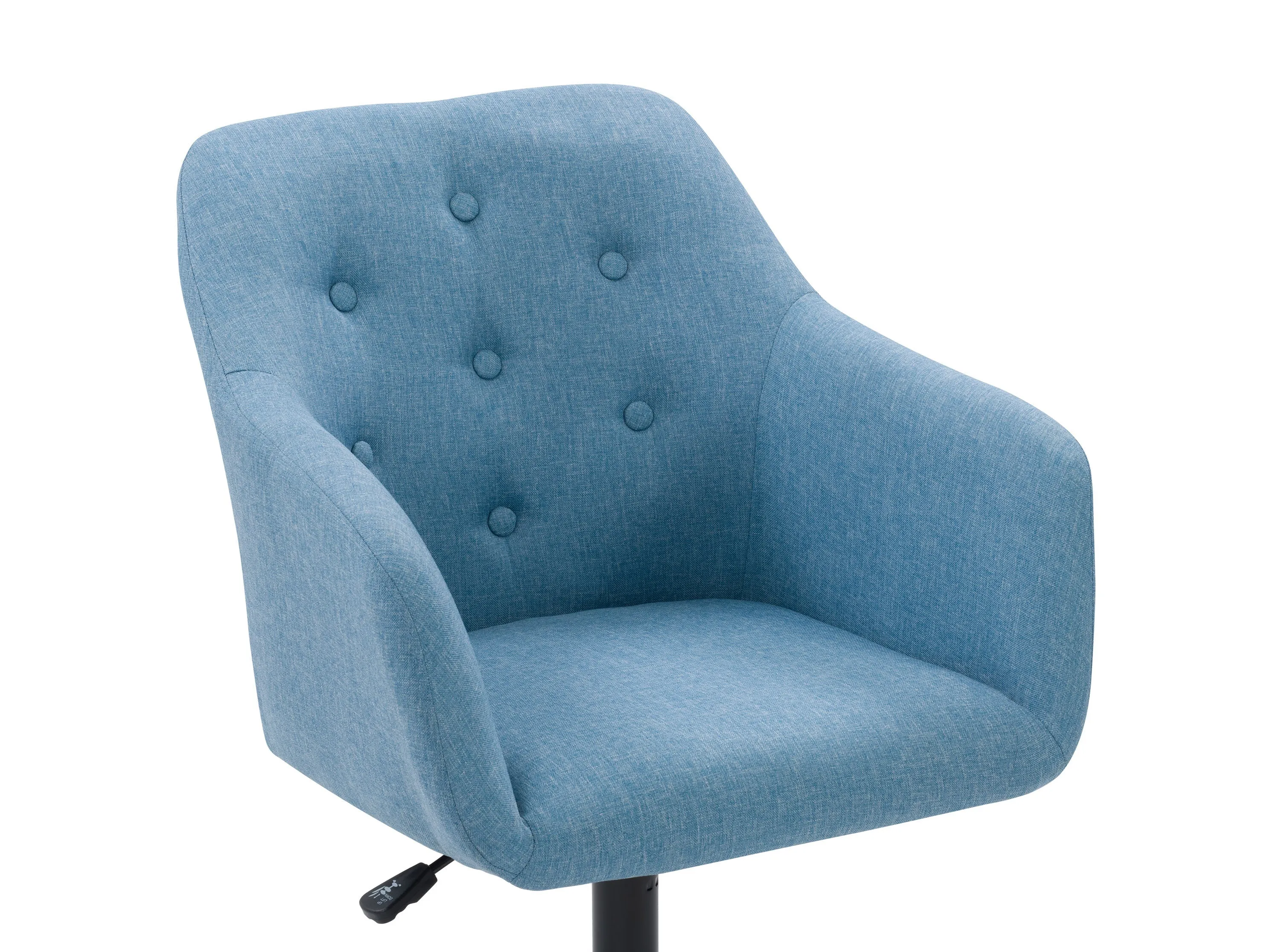 Light Blue Office Chair with Arms