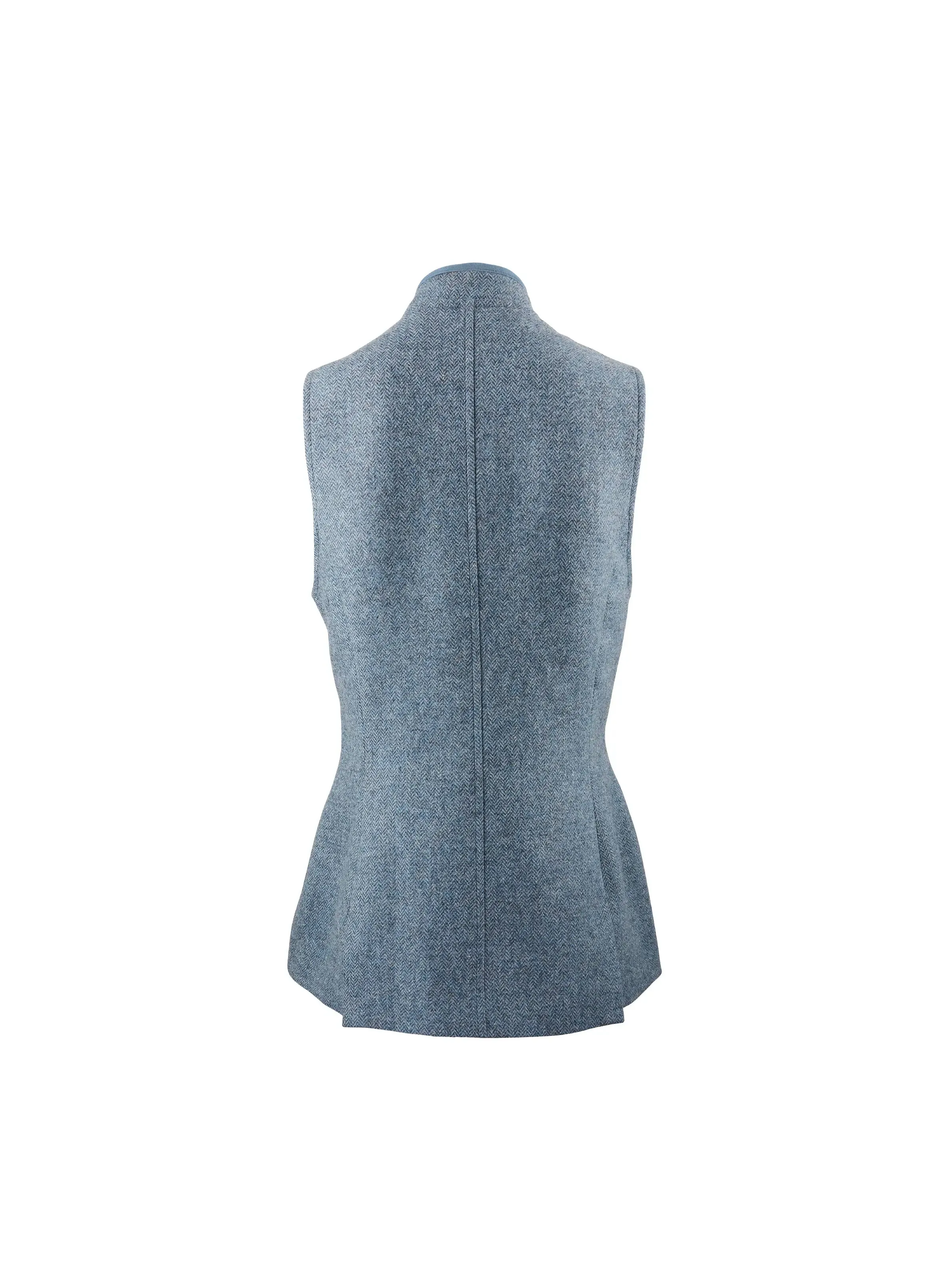 Madeline Gilet - Denim Herringbone