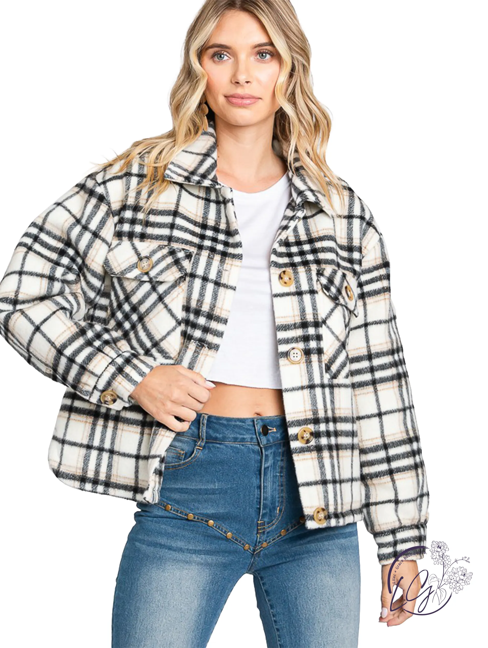 Midnight Fall Plaid Jacket