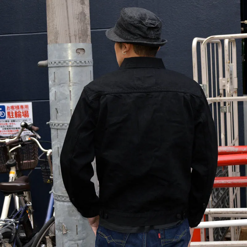 MOMOTARO JEANS "MXGJ1108" BLACK×BLACK DOUUBLE POCKET JACKET 2nd