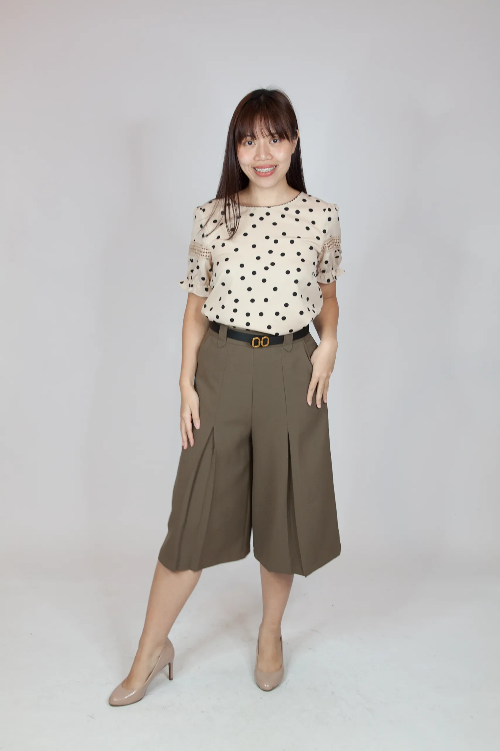 Pleated Front Culotte