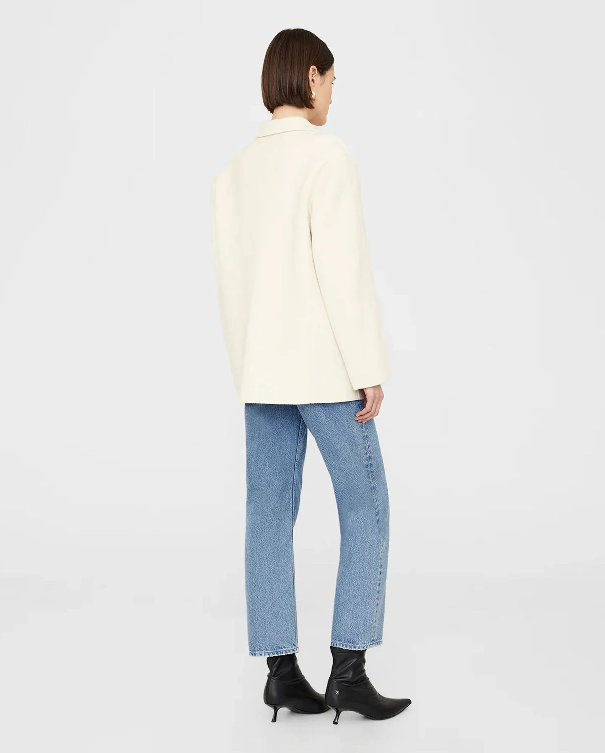 QUINN BLAZER / WHITE CASHMERE BLEND