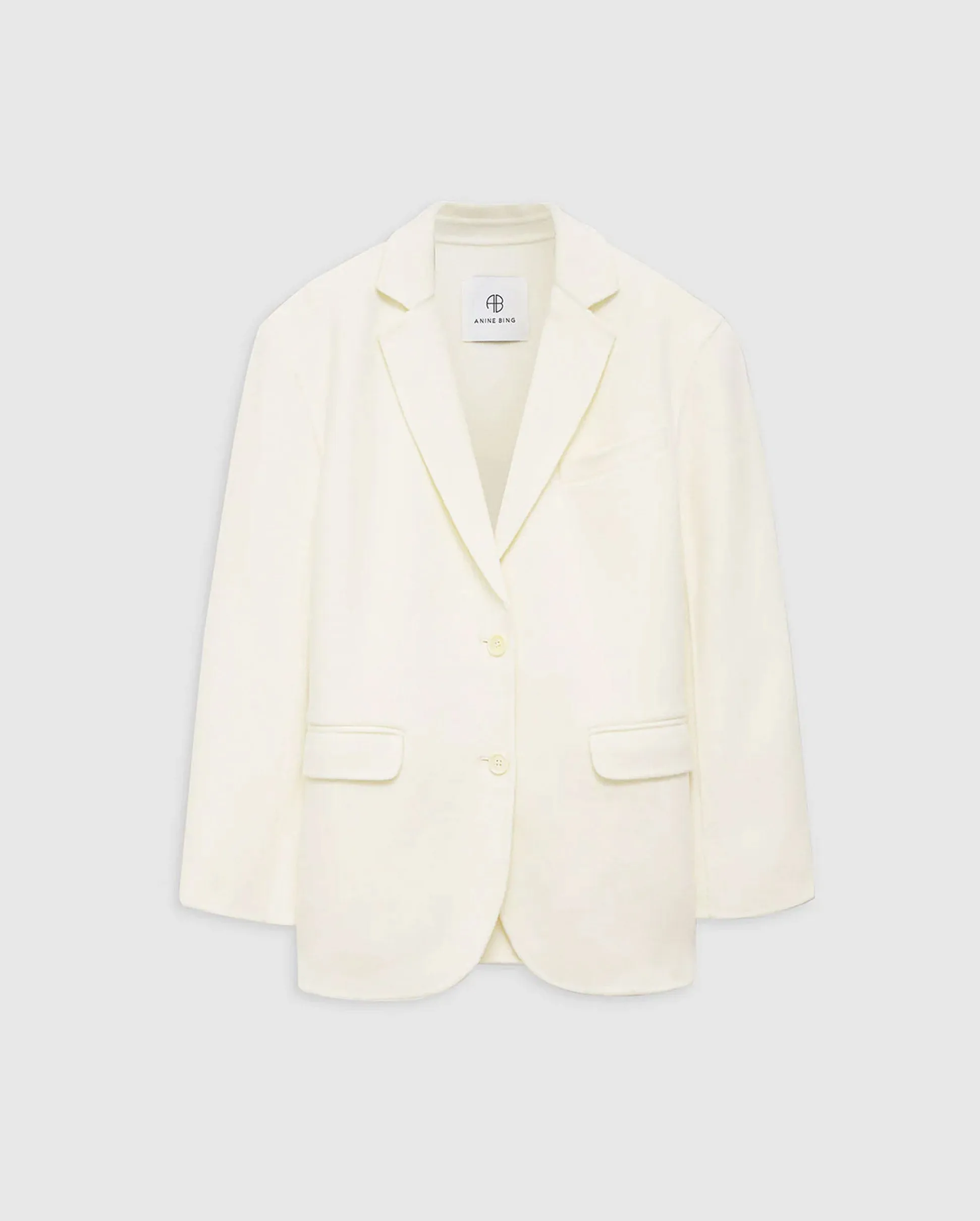 QUINN BLAZER / WHITE CASHMERE BLEND