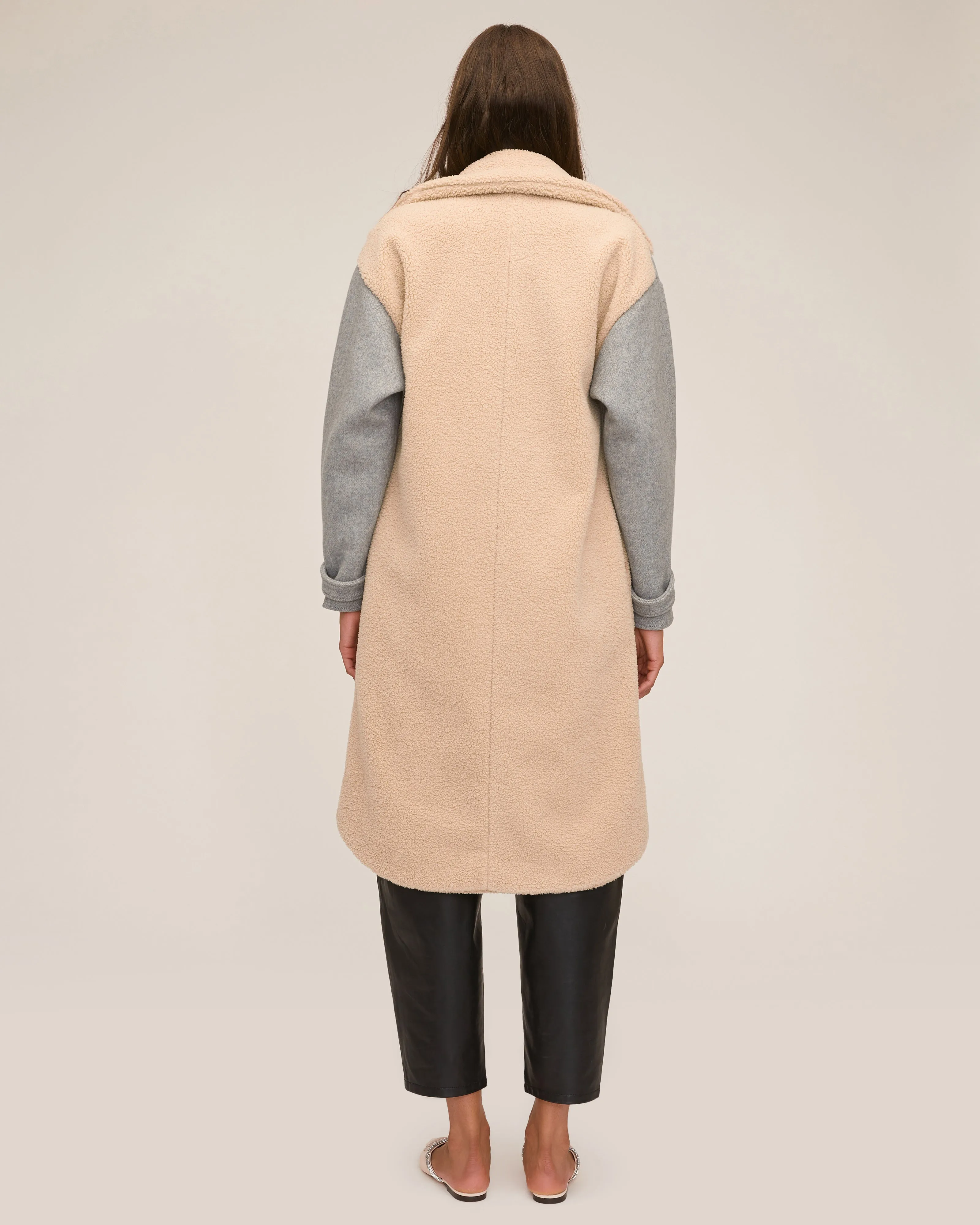 Reese Sherpa Wool Overcoat