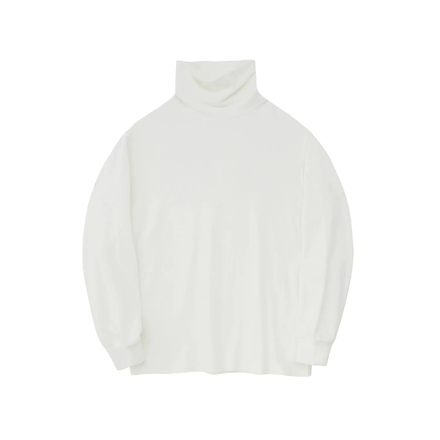 Ruched Turtleneck Oversized Long Sleeve Base Layer