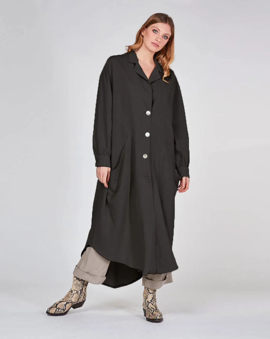 Scoop Pocket Flyaway Overcoat