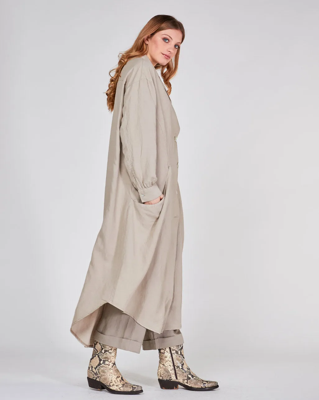 Scoop Pocket Flyaway Overcoat