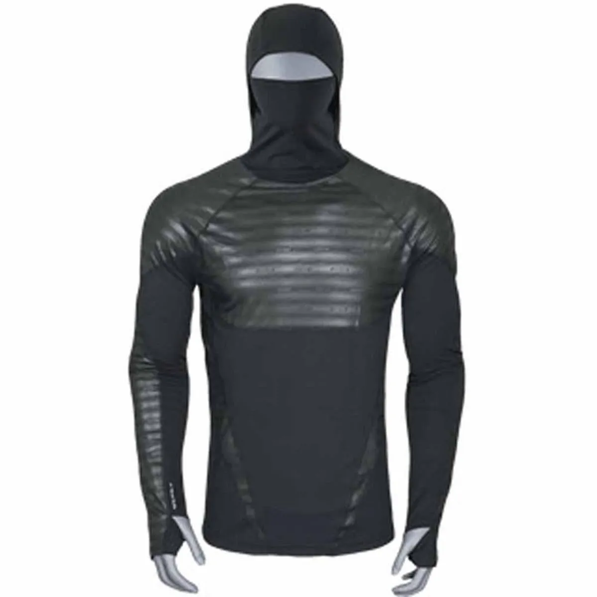 Seirus Men's Heatwave Body Mapped Base Layer Quick Hoodie Top