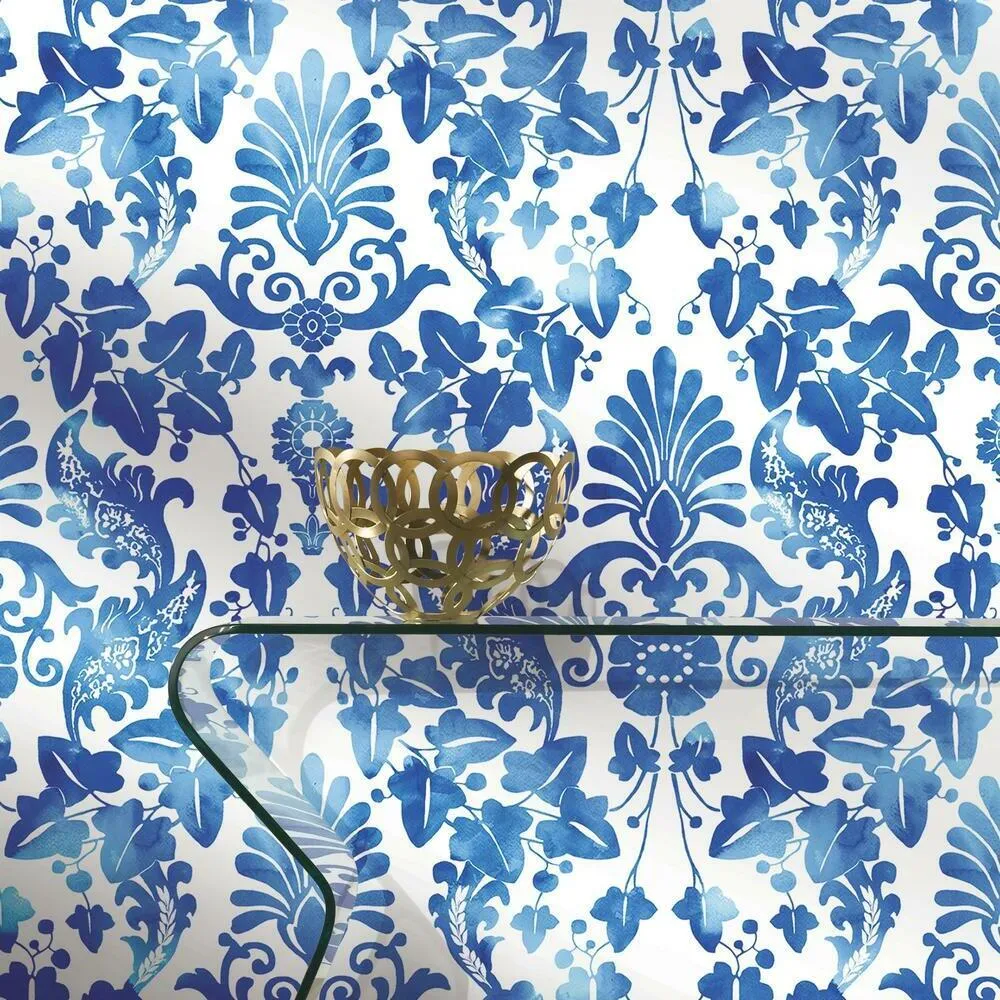 Vine Damask Peel and Stick Wallpaper