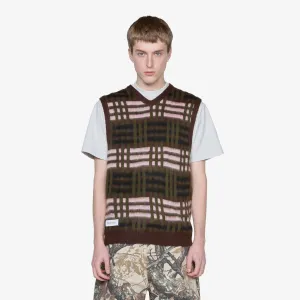 Weave Knitted Vest Chestnut